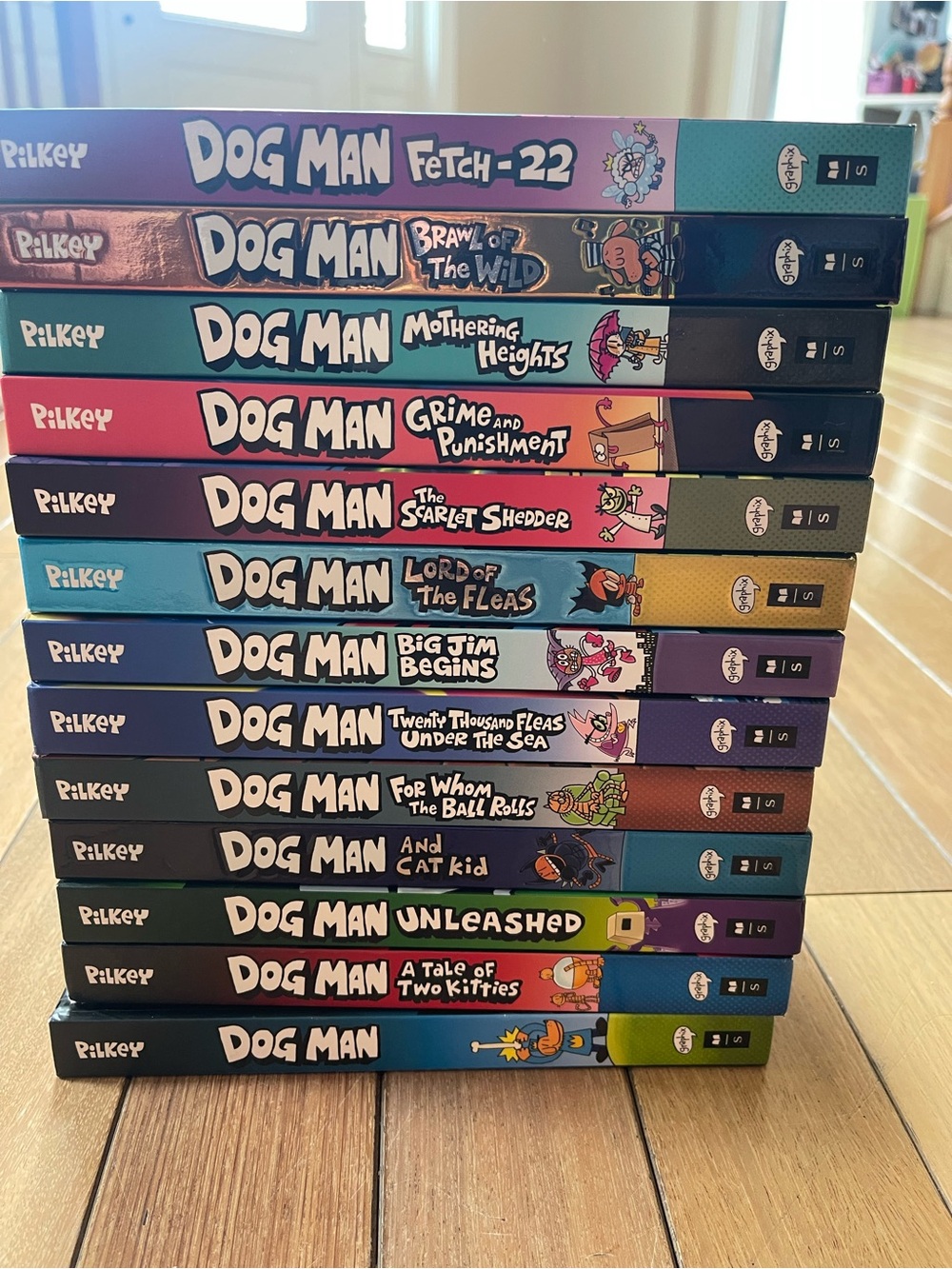 Dog Man Dav Pilkey Hardcover Book Lot 13 Books Complete Set 1-13